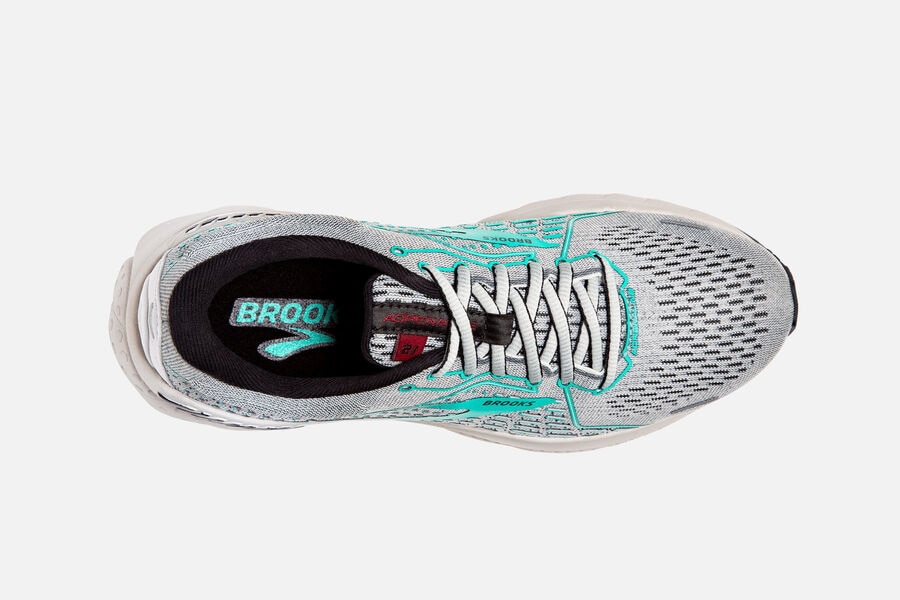 Adrenaline GTS 21 Road Brooks Running Shoes NZ Womens - Grey - GHRBAI-573